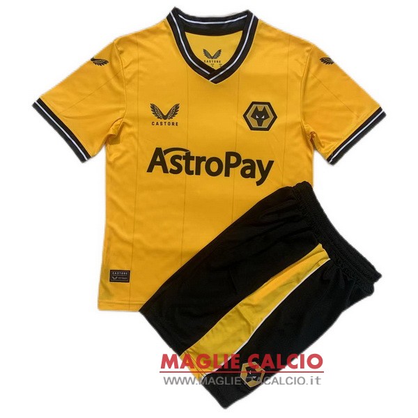 nuova prima divisione magliette wolves set completo uomo 2023-2024