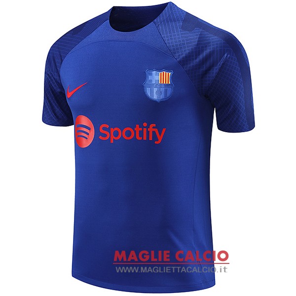 nuova formazione divisione magliette barcelona 2023-2024 blu