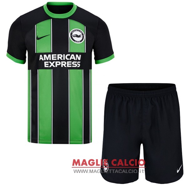 seconda divisione magliette brighton set completo uomo 2023-2024