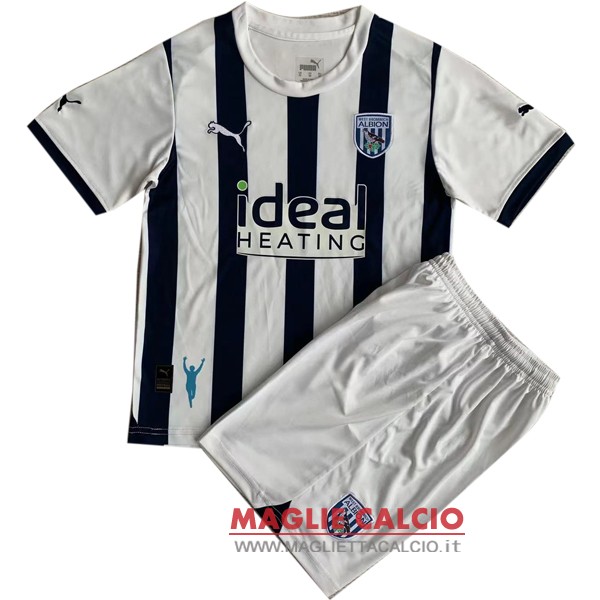 nuova prima magliette west brom set completo bambino 2023-2024