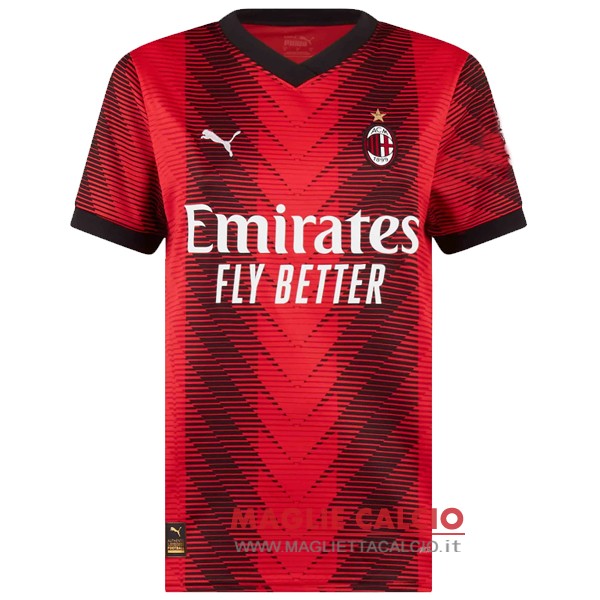 nuova prima divisione magliette ac milan donna 2023-2024