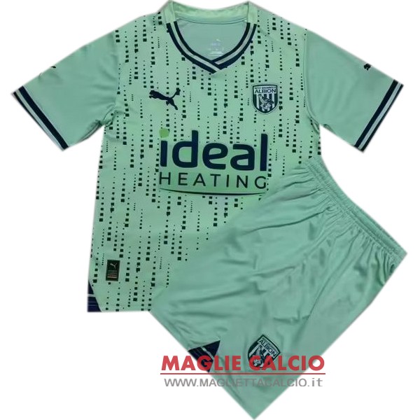 nuova seconda magliette west brom set completo bambino 2023-2024