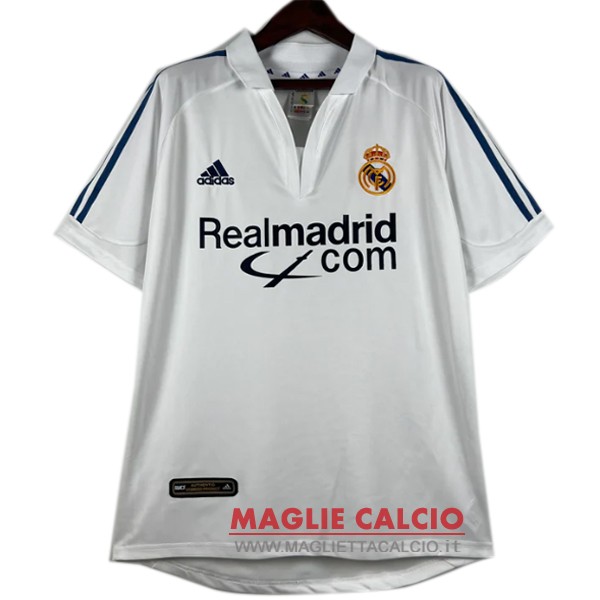 nuova prima divisione magliette real madrid retro 2001-2002