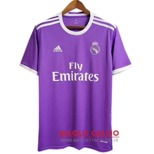 nuova seconda divisione magliette real madrid retro 2016/2017