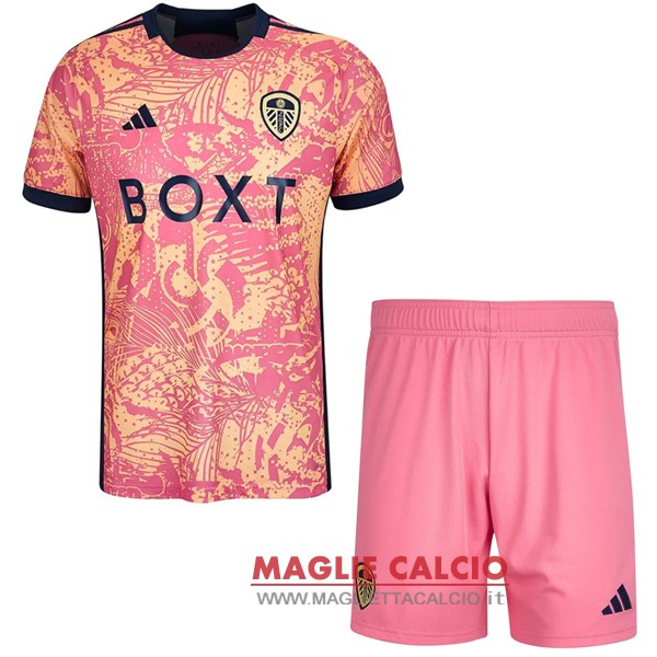 terza divisione magliette leeds united set completo uomo 2023-2024