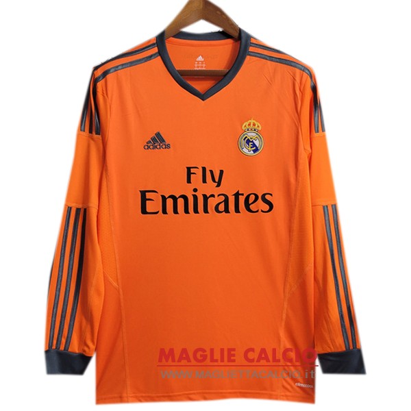 nuova terza manica lunga divisione magliette real madrid retro 2013-2014