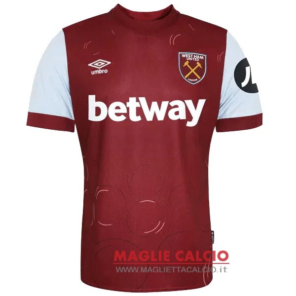 thailandia nuova prima divisione magliette west ham 2023-2024