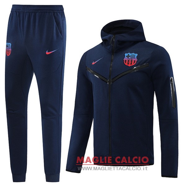 nuova barcelona set completo blu navy giacca 2022-2023