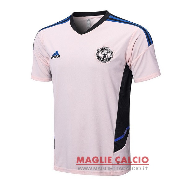 nuova formazione divisione magliette manchester united 2022-2023 rosa