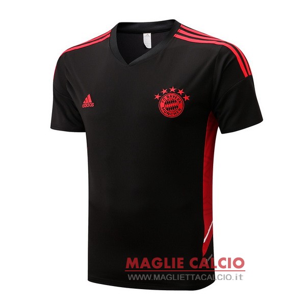 nuova magliette bayern munich formazione 2022-2023 nero I rosso