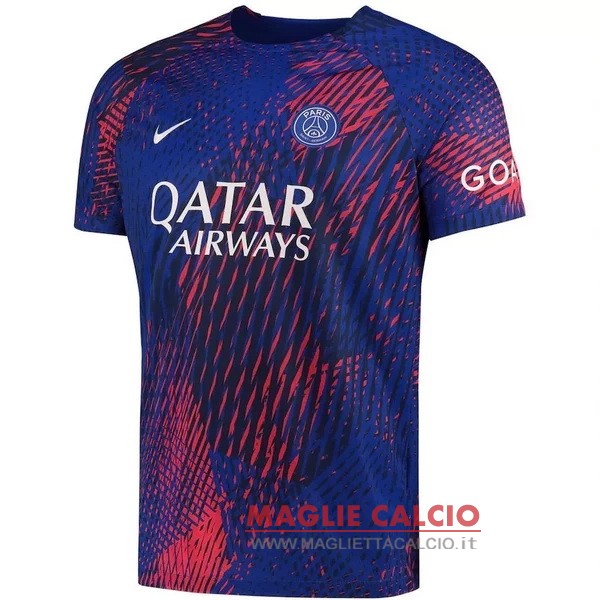 nuova formazione divisione magliette paris saint germain 2022-2023 blu rosso