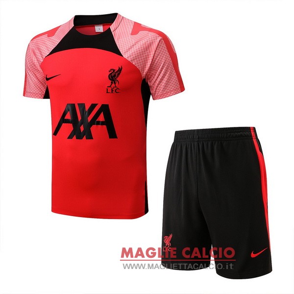 nuova formazione Insieme completo magliette liverpool 2022-2023 rosso nero