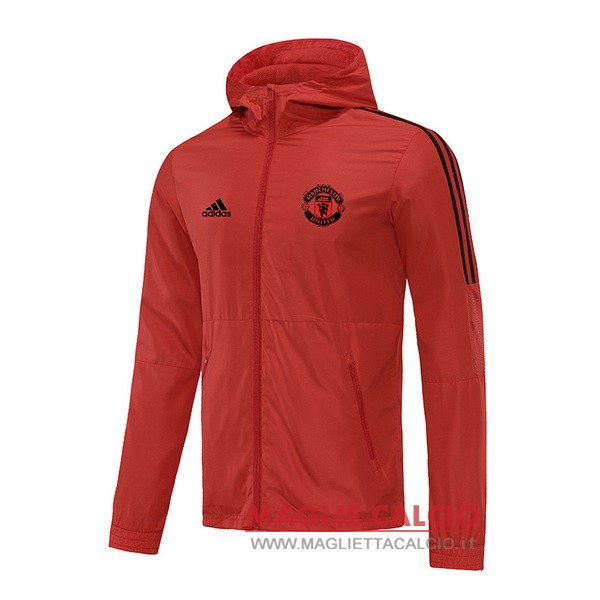 manchester united rosso nuova giacca a vento 2022-2023
