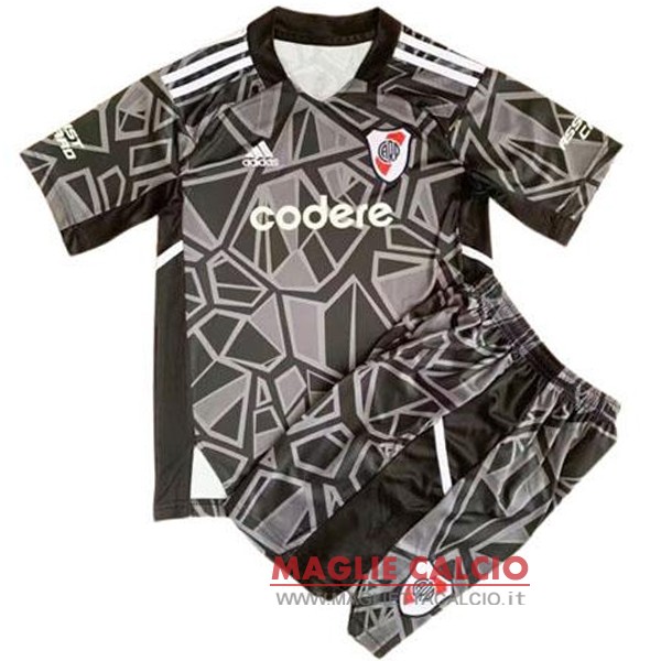 nuova portiere magliette river plate bambino 2022-2023 nero