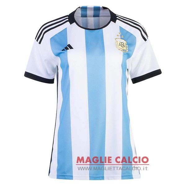nuova prima magliette argentina donna coppa del mondo 2022（3 stella）