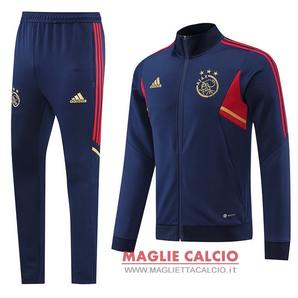 nuova ajax set completo purpureo rosso giacca 2022-2023