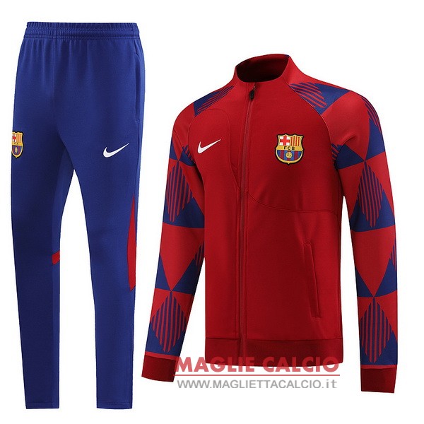 nuova barcelona set completo blu rosso giacca 2022-2023