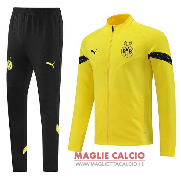 nuova borussia dortmund insieme completo giallo I nero giacca 2022-2023