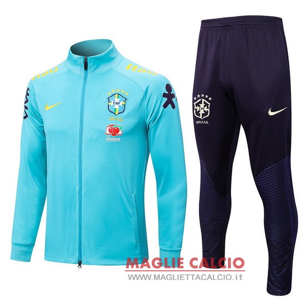 nuova brasil insieme completo blu verde giacca 2022