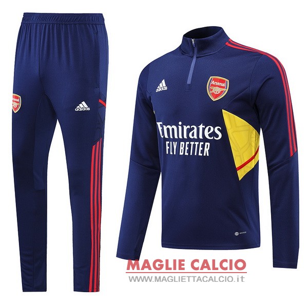 nuova arsenal insieme completo blu navy giacca 2022-2023