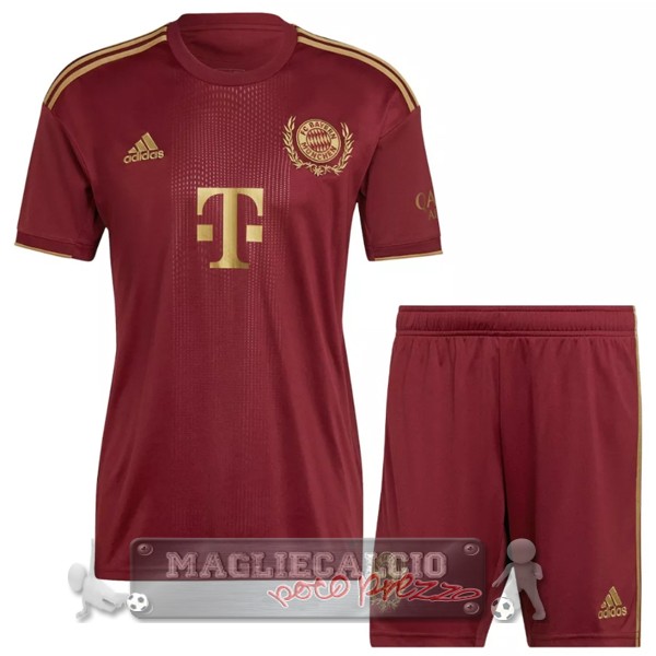 nuova speciale magliette bayern munich set completo uomo 2022-2023 borgogna