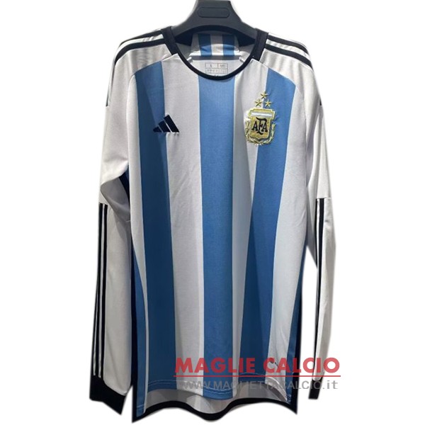 thailandia prima divisione manica lunga magliette argentina coppa del mondo 2022（3 Stella）