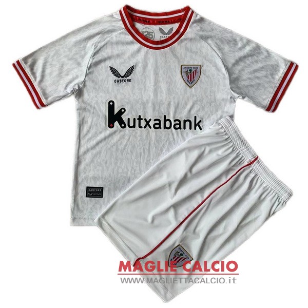 nuova terza magliette athletic bilbao set completo bambino 2023-2024