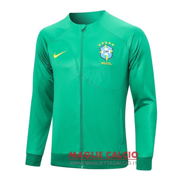 nuova brasil verde giacca lunga zip 2023