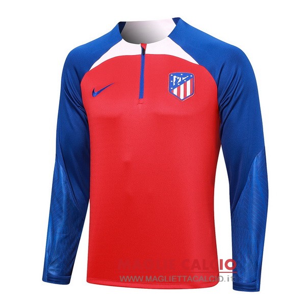 nuova atletico madrid rosso blu rosa felpa da allenamento 2023-2024