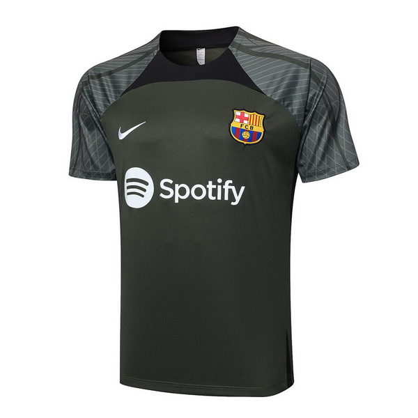 nuova formazione divisione magliette barcelona 2023-2024 verde navy