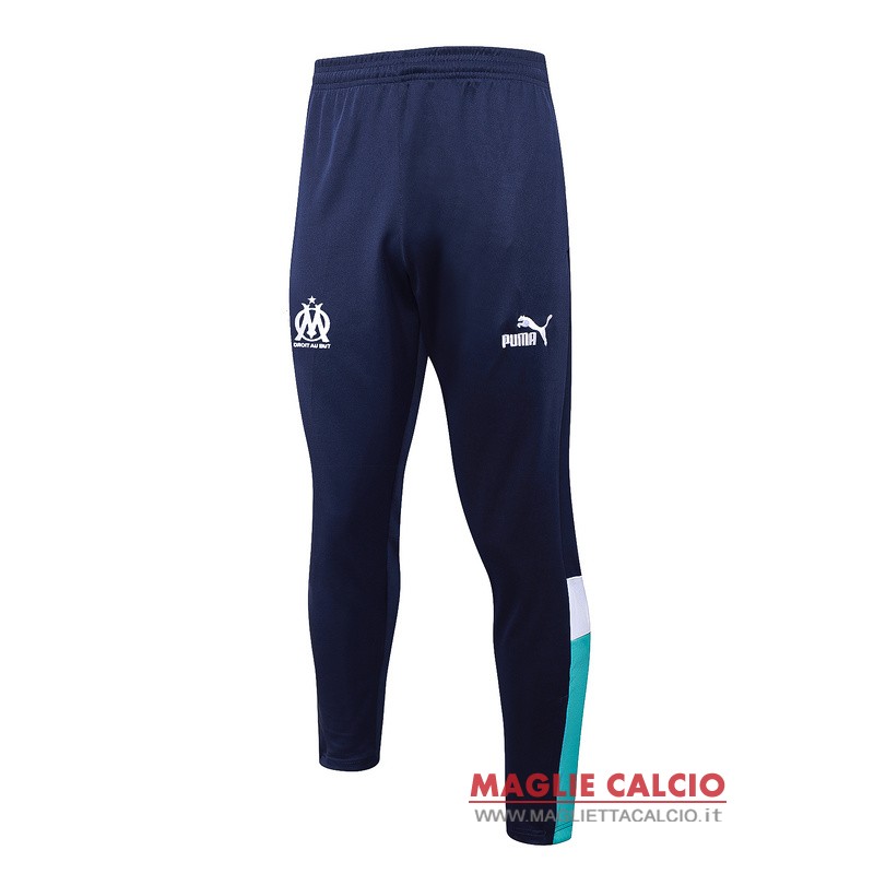 giacca pantaloni deportivos marseille 2023-2024 blu bianco