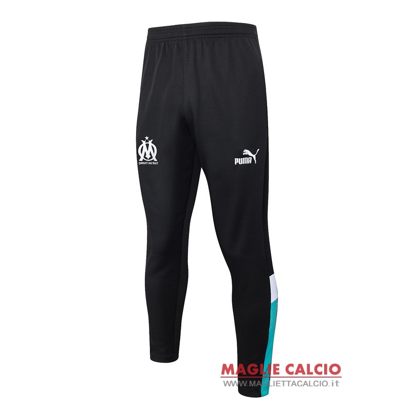 giacca pantaloni deportivos marseille 2023-2024 nero bianco blu