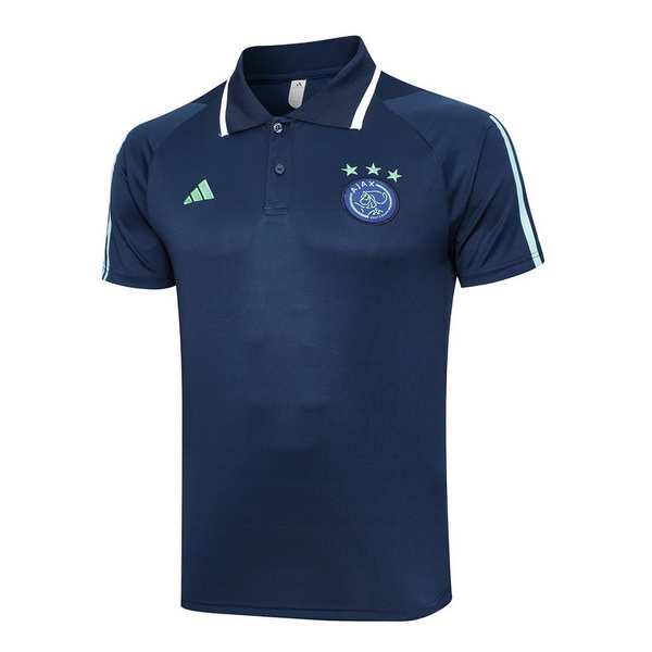 ajax blu navy magliette polo nuova 2023-2024