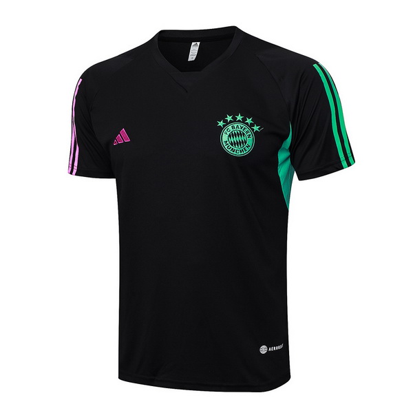 nuova magliette bayern munich formazione senza maniche 2023-2024 nero purpureo verde