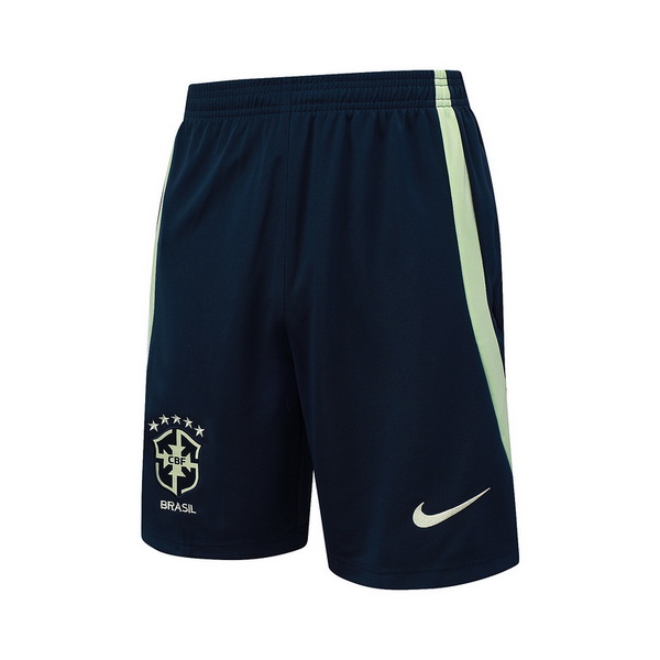 nuova formazione pantaloni magliette brasile 2023-2024 blu navy verde