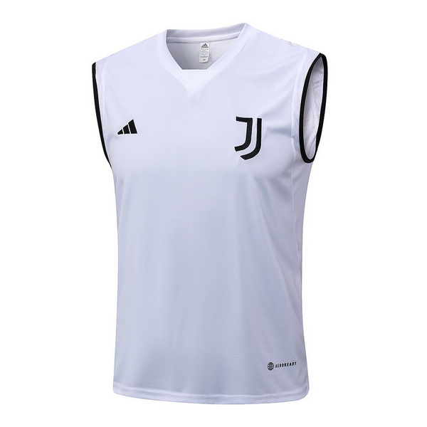 senza maniche magliette juventus formazione 2023-2024 bianco nero