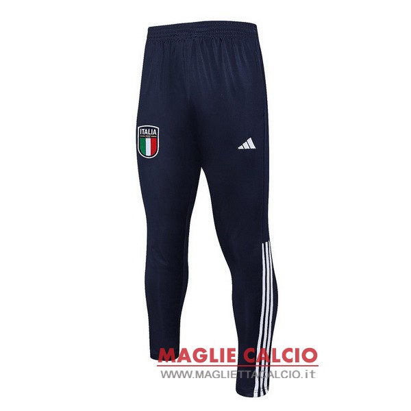 giacca pantaloni deportivos Italia 2023-2024 blu navy bianco