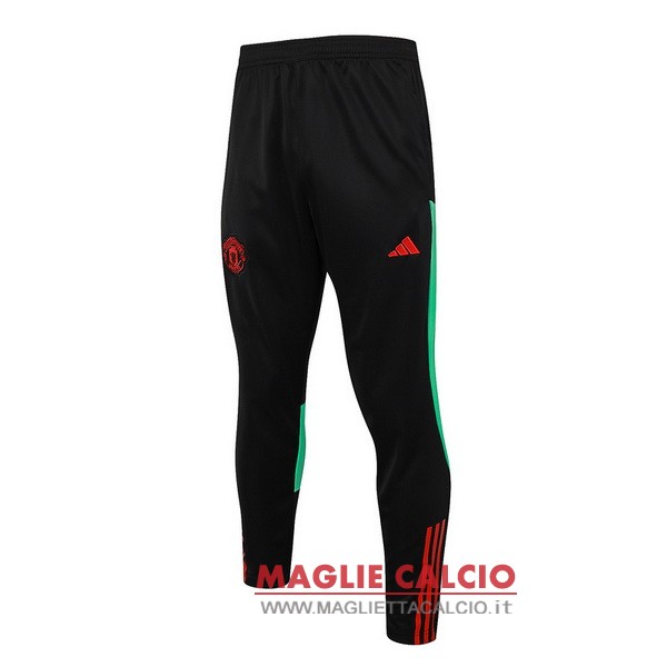 giacca pantaloni deportivos manchester united 2023-2024 nero I rosso