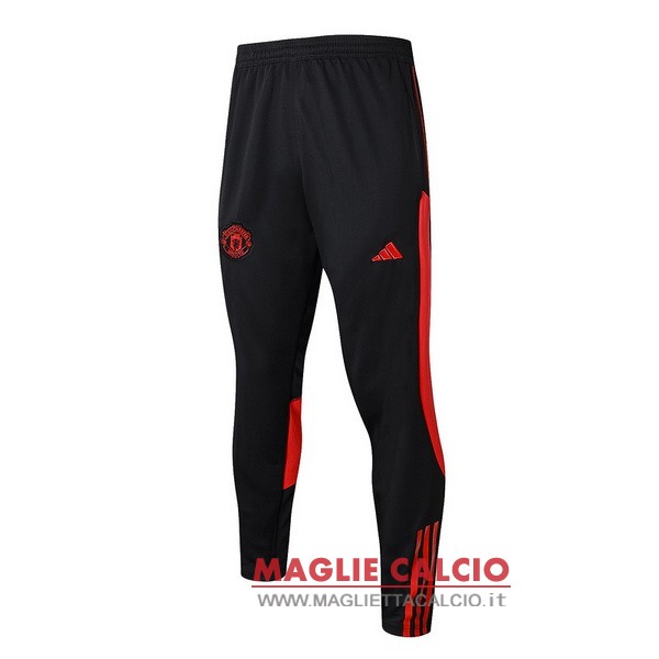 giacca pantaloni deportivos manchester united 2023-2024 nero rosso