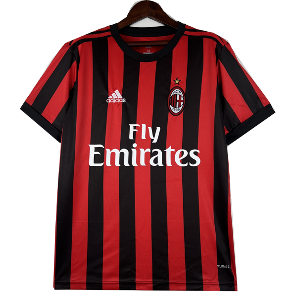 nuova prima divisione magliette ac milan retro 2017-2018