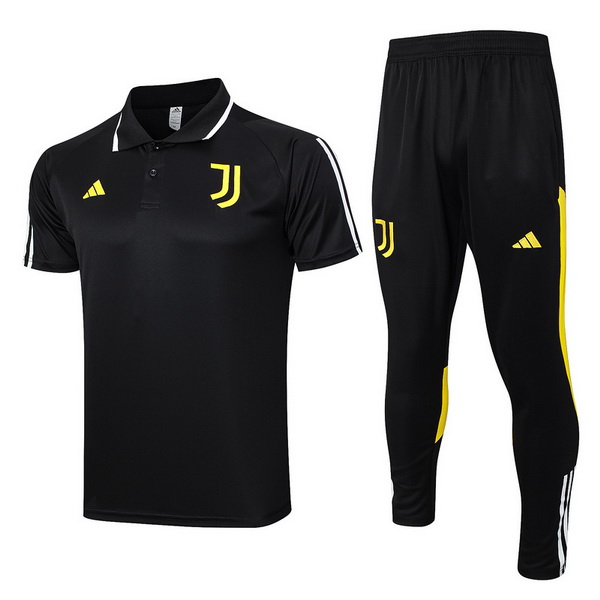 juventus nero giallo magliette polo set completo nuova 2023-2024