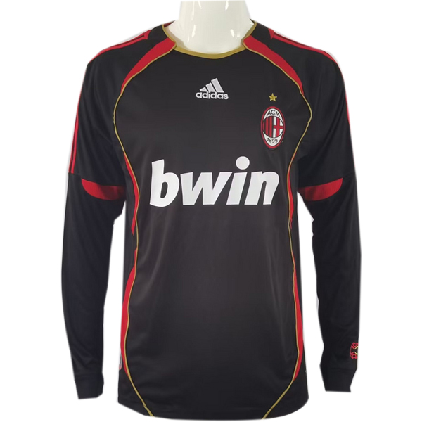 nuova terza divisione magliette manica lunga ac milan retro 2006-2007