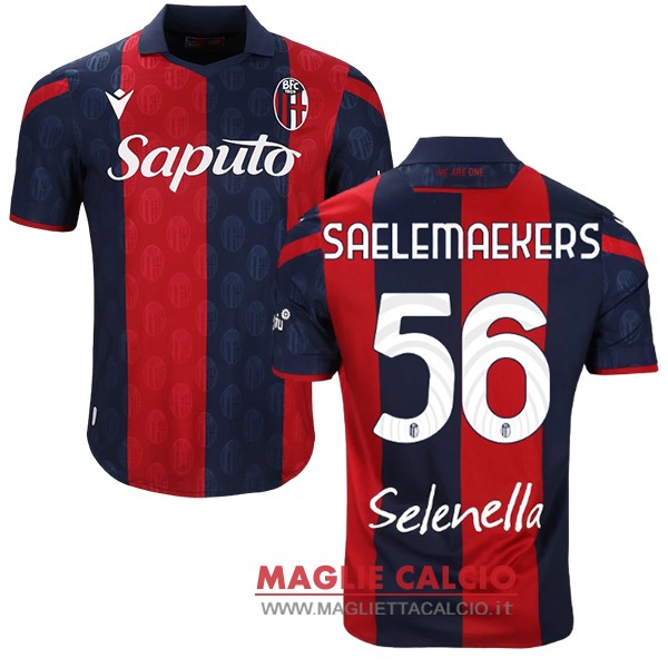 NO.56 SAELEMAEKERS thailandia nuova prima divisione magliette bologna 2023-2024