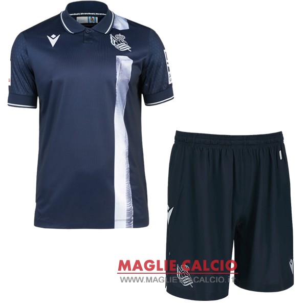 nuova seconda divisione magliette real sociedad set completo uomo 2023-2024