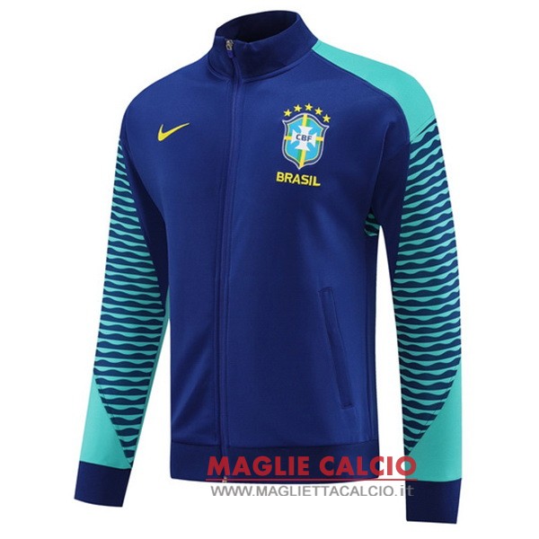 nuova brasil blu verde giacca lunga zip 2023