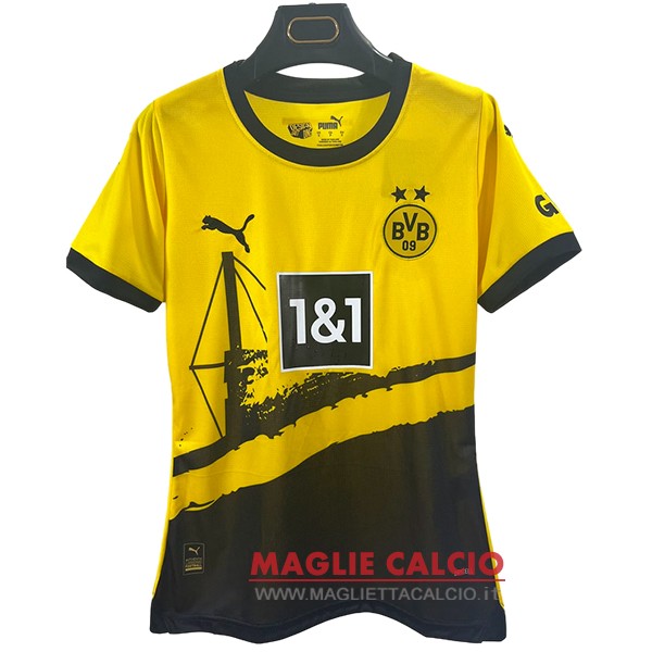 nuova prima magliette borussia dortmund donna 2023-2024