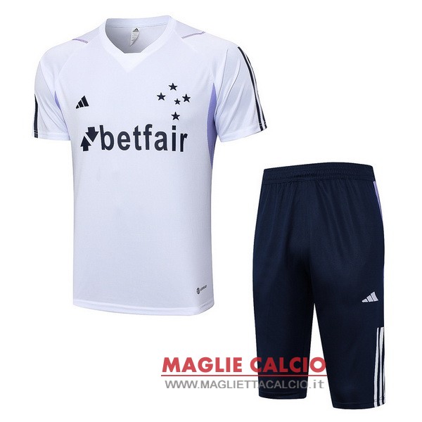 nuova formazione set completo divisione magliette cruzeiro 2023-2024 bianco azul marino