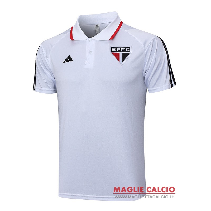 sao paulo bianco magliette polo nuova 2023-2024