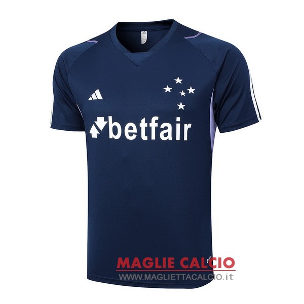 nuova formazione divisione magliette cruzeiro 2023-2024 blu navy purpureo