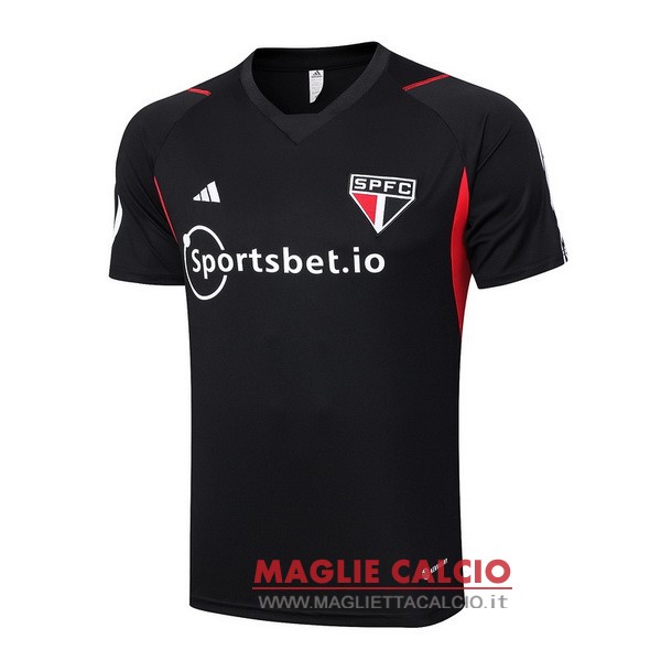 nuova formazione divisione magliette sao paulo 2023-2024 nero rosso